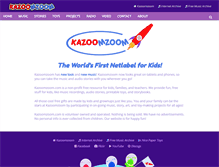 Tablet Screenshot of kazoomzoom.com